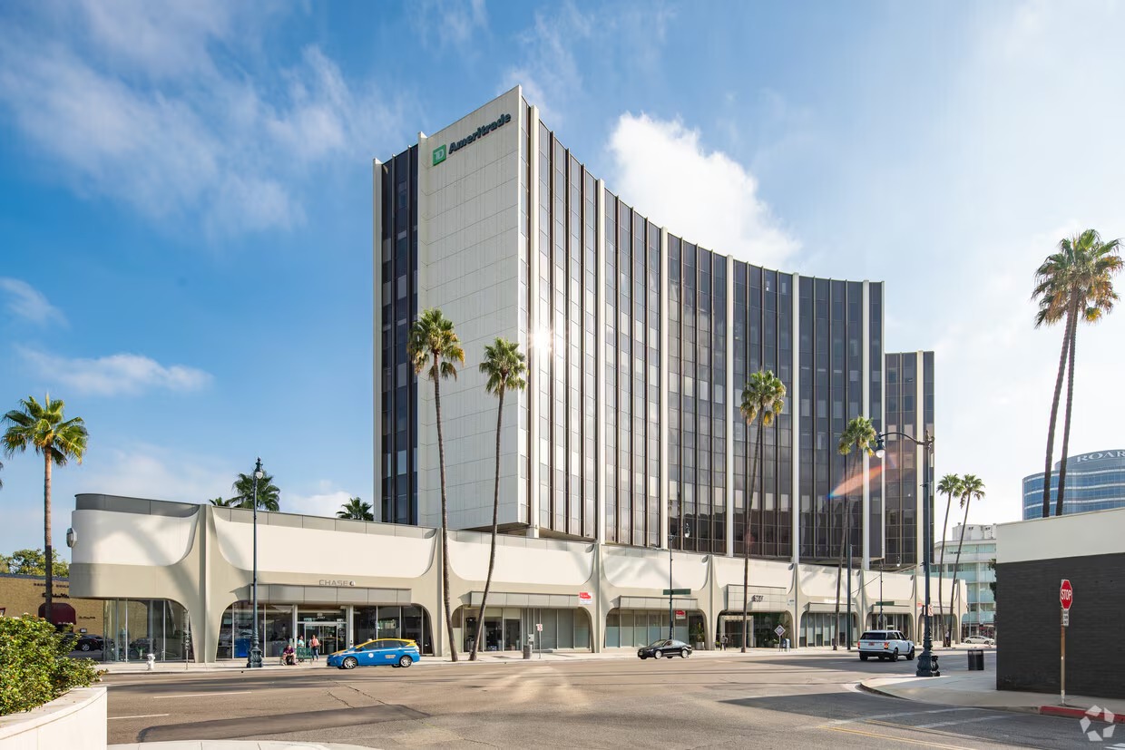 Exterior of 9777 Wilshire Boulevard in Beverly Hills